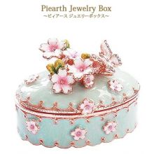 Oval jewelry box "Sakura"
